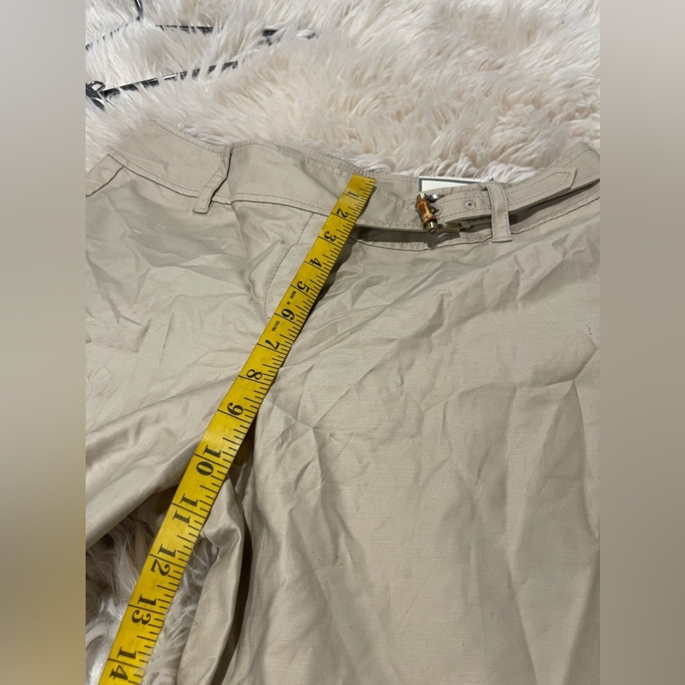 NWT Ann Taylor $88 bamboo buckle Margo stretch pant - Picture 6 of 8